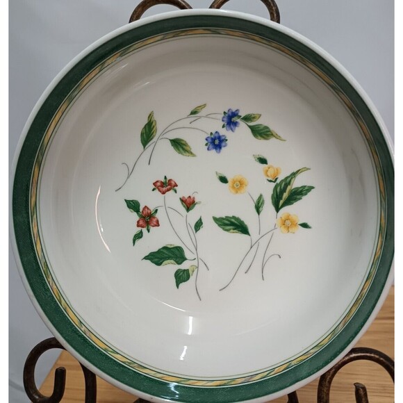 Vintage Hankook St James Wild Flower Bowl Set Of 2 - Picture 3 of 7